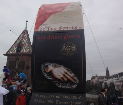 basel carnival remembering battle of the somme centenary